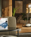 AirClean 3D Efficiency Dust Bags Type GN XL Value Pack Includes 8 Dust Bags And 4 Filters For Vacuum Cleaners in living room setting