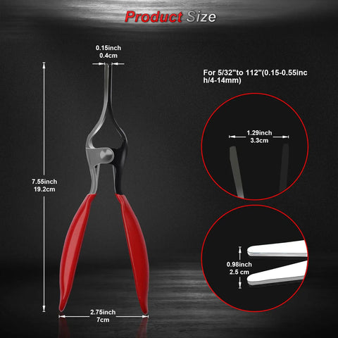 Automotive Hose Removal Pliers For Quick Disconnect Of Vacuum Lines And Tube Hoses With Hose Clamp Pliers Essential Mechanic Tool