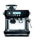 Barista Pro Espresso Machine With Built-In Grinder And 4 Keys Formula, shown in sleek black truffle finish, front view.
