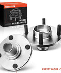Front Wheel Bearing And Hub Assembly For Ford Focus 2000 To 2011 With 5-Lug, Front Left And Right Fit, Pre-Greased, Low Noise Replacement