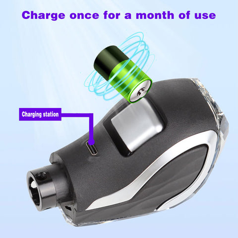 Dope Touch Activated LED Crystal Color Changing Automatic Gear Shift Knob with USB charging port and battery indicator