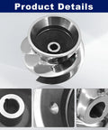 6 1/8 Inch Outboard Jet Impeller No 1737 Three Blade Polished Stainless Steel Kit product details