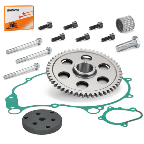 Flywheel Puller Tool And Starter Clutch One Way Bearing Gear Gasket Kit For YFM660R Raptor 660R 2002 2003 Off Road Quad Repair And Maintenance Essentials with gaskets, bolts, and bearings
