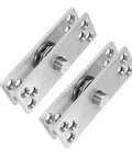 Heavy Duty Stainless Steel Full Rotation Concealed Door Hinge Set For Interior And Exterior Doors, invisible pivot hidden hinge, 2 pack