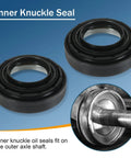 Ford Front Axle Seal And U Joint Kit For F250 F350 F450 F550 Beefed Up Heavy Duty Super Duty And Excursion With Dana 50 60 1998 To 2005 Replacement 2002692 50381 50491 SPL55 4X 41784 2 inner knuckle seals