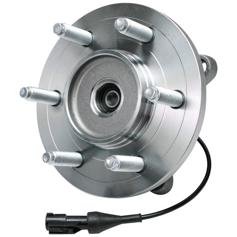 4WD Front Wheel Bearing Hub Assembly For Ford F-150 2004 to 2008, Expedition 2003 to 2006, Navigator 2003 to 2006, Mark LT 2006 to 2008, 6-Lug ABS Compatible Replacement Hub
