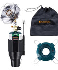 6800 BTU Propane Golf Cart Heater 2 In 1 Outdoor Heater With Cup Holder Mount And Cylinder Base for camping and fishing