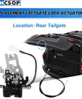 Liftgate Lock Actuator And Tailgate Latch Motor For Sequoia 2001 2002 2003 2004 2005 2006 2007 4.7L installation example