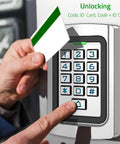 Smart WiFi Access Control Keypad For Garage And Gate Openers With PIN Code And ID Card No Fuss 12V DC IP68 Waterproof Tuya Compatible