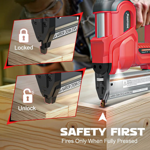 Solid Two In One Cordless Nailer And Stapler Kit 18 Gauge Brad Fasteners Compatible With Milwaukee Batteries Badass Power Driver For Smooth Carpentry And No Fuss Diy Workshop Projects Right Now