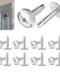 Roll With These Top Shelf 18 Piece Load Center Cover Replacement Screws Designed For Electrical Panels in heavy duty steel.