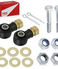 Outer Tie Rod End Set For Polaris UTVs RZR 570 800 900 And Ranger 400 425 500 570 700 800 900 1000, 2 black ends with hardware