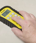 Pinless Concrete Moisture Meter For Quick Non Destructive Readings On Smooth Concrete No Surface Damage Detect Hotspots And Plan Sensor Placement With Included Standard Calibrator, handheld on slab