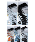 Rock Solid Carbon Steel Attic Ladder, Easy Peasy Install, Space Saving Retractable Loft Stairs, available in various colors.