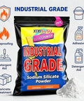 Straight Up High Purity Sodium Silicate Powder For Cold Water Mixing With Zero Hassle in 16oz pouch, ideal for fireproofing and detergents.