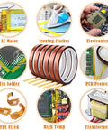 Gold Kapton Tape 33M Long 50mm Wide High Temperature Polyimide Adhesive Tape For Masking And Soldering used in electronics applications