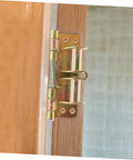 Heavy duty cabinet hinges for strong wood doors, offering silent soft-close functionality. Ideal for use in kitchen cabinets or wardrobes.