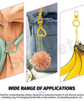 All In One 68 Piece DIY Jewelry Making Kit With Colorful Swivel Lobster Claw Clasps Heart Shaped Keychain Clips Ball Chains Open Jump Rings And Carabiner Clips In A Compact Storage Box For Easy Crafting, used on bags and keychains