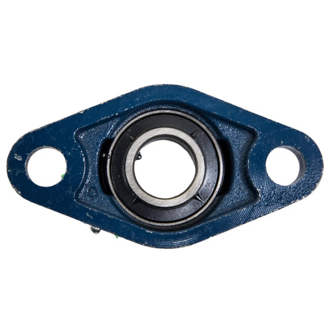 Pillow Block Bearing 1/2 Inch Bore Self Aligning UCFL201-8 Two Bolt Flange Mount front view