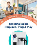 Countertop Reverse Osmosis Water Filter System With Remineralization, Portable No Installation RO Filtration, 5 Stage Purification