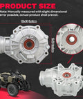 Heavy Duty Upgraded Rear Differential For Can Am Outlander Renegade Atv 2019 Replacement Direct Swap size details with dimensions