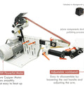 No Sweat Heavy Duty Bench Belt Sander Featuring Variable Speed Operation Compatible With 72 To 83 Inch Sanding Belts with 1500W motor.