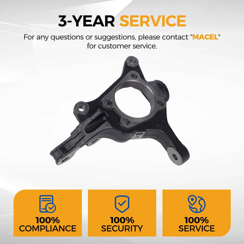 Front Steering Knuckle And Wheel Bearing Hub Assembly Fits Subaru Forester 2009 2014 Impreza 2008 2014 Legacy 2005 2014 Outback 2005 2014 WRX 2012 2014 XV Crosstrek 2013 2014 Front Left And Right Bolt In Direct Replacement close-up