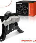 Front Right Engine Motor Mount For Toyota Corolla Prius AWD E Plus Hybrid Models 2016 2022 with silver metal and black base.