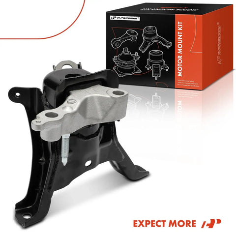 Front Right Engine Motor Mount For Toyota Corolla Prius AWD E Plus Hybrid Models 2016 2022 with silver metal and black base.