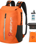 Floating Waterproof Dry Backpack With Waist Pouch And Phone Case 20L Orange Must Have Gear For Kayaking Camping Beach Boating