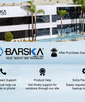 Image of BARSKA corporate building showcasing US-based support and customer service options for after-purchase help.