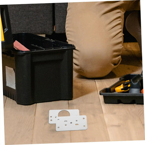 Cabinet Hinge Repair Plate For Easy DIY Door Fixes Quick Install Plate For Cabinet Doors Safe Rounded Edges Hinge Repair Kit