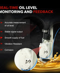 Electric Fuel Pump Module Sending Unit Replacement For Buick Century And Oldsmobile Cutlass Ciera Cruiser 1993 1994 2.2L 3.1L 3.3L Plug And Play Direct Fit Replaces 19111393 with real-time oil level monitoring and feedback.