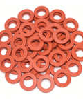 80 Pack Garden Hose Washers Red Rubber Gasket Heavy Duty Universal Fit For Standard Three Quarter Inch Garden Hose Fittings