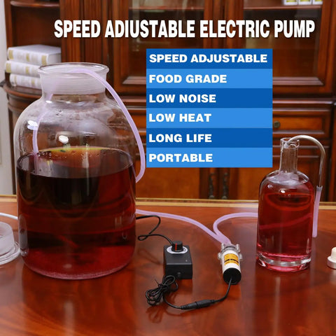 Food Grade Electric Water Transfer Pump With Speed Adjustable 100 To 240V for beverage bottling, low noise, portable kit setup