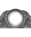 Front view of Sim Racing Wheel Aluminum Mounting Bracket For G25 Steering Wheel, Precise Durable Bearing Seat, Silver