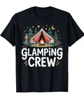 Funny Glamping Art Tee For Men And Women Who Love RV Life And Glamper Style Camping Gear Gift For Dad Mom Husband Wife And Outdoor Fans