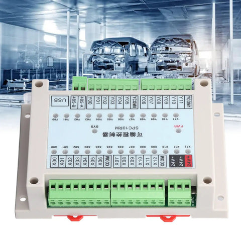 Programmable Logic Controller Featuring 13 Input And 12 Output Options For Straight Up Industrial Automation And Dead Simple Sequence Timing Plus Zero Hassle 24V DC Operation On Day One