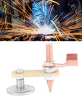 Heavy Duty Welding Magnet Head With 4mm Thick Insulation Board For Superior Safety Ground Connector Holder and Strong Magnetic Clamping Power.