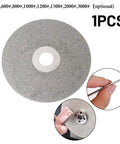 Heavy Duty 4 Inch Grinding Disc For Crystal Agate And Jade Polishing High Efficiency Flat Lap Tool with grit options visible.