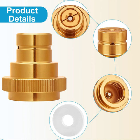 CO2 Soda Water Maker Quick Adapter For Terra Art GAIA DUO Sparkling Water Machines Easy Connect Original Blue CO2 Cylinder