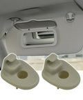 Two Pack Inner Sun Visor Clips Replacement Retainer For Most Cars, attached to car sun visor, durable and easy to install.