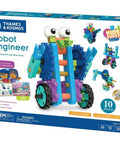 Box of Robot Engineer STEM Kit for Kids Kid Friendly Build 10 Non Motorized Robots Read Along Storybook Manual with colorful robots
