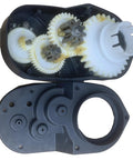 24V 30000RPM Gearbox Replacement for Pink Princess Carriage Ride On Toys, High Torque Motor, internal gears visible