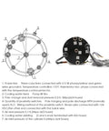 Heavy Duty 2.2kw Water Cooled Spindle 220v Router Motor detailed wiring and connection diagram for CNC setups.