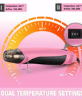 Dual Temperature 400W Mini Heat Gun With Reflector Nozzle 250C/450C, 5.9 Ft Cord, showing dual temperature settings