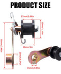 Heavy Duty Chain Tensioner With Spring For 110cc 125cc 140cc Dirt Pit Pro Dirt Bikes And ATVs, dimensions highlighted