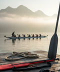 Pro Grade Paddle Bag For Boats With Quick Rapid Evaporation Tech Keeps Paddles Dry Breathable Neoprene Cover on dock