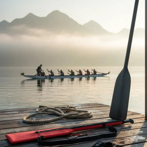 Pro Grade Paddle Bag For Boats With Quick Rapid Evaporation Tech Keeps Paddles Dry Breathable Neoprene Cover on dock