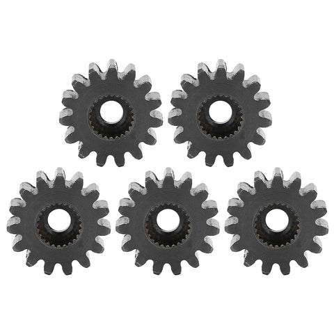 Five Piece Steel Servo Spur Gear Set With 24 Tooth Internal Spline, Module 0.8, Beefy High Strength Industrial Replacement Gears For Robotics And RC, Precise Drive Ratio Compatible For Drones, Cars, And Models